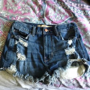 Hollister high rise shorts